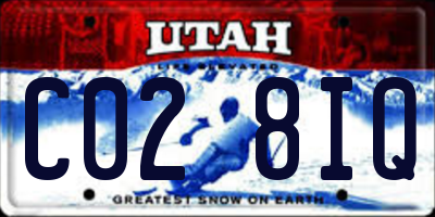 UT license plate C028IQ