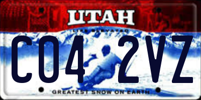 UT license plate C042VZ