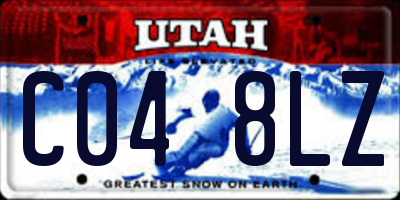 UT license plate C048LZ