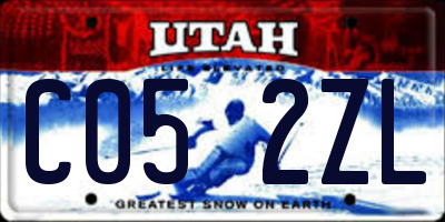 UT license plate C052ZL