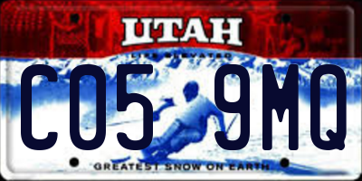 UT license plate C059MQ