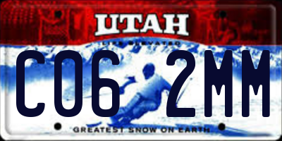 UT license plate C062MM