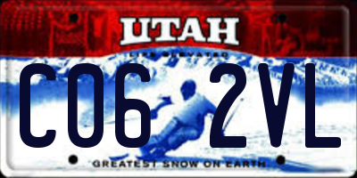 UT license plate C062VL