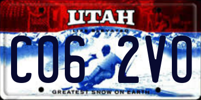 UT license plate C062VO