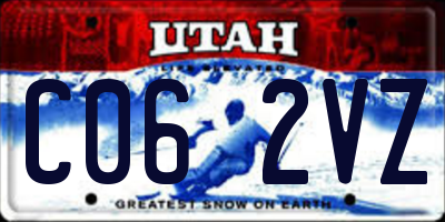 UT license plate C062VZ