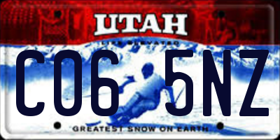 UT license plate C065NZ