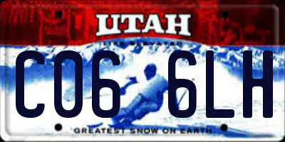 UT license plate C066LH