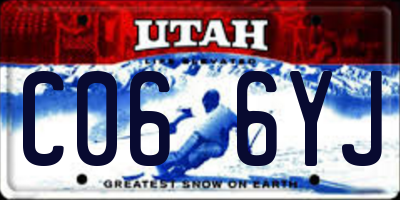 UT license plate C066YJ