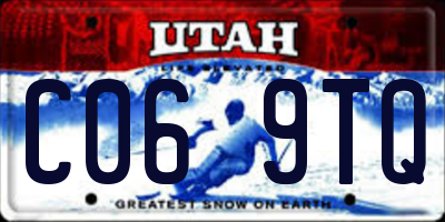 UT license plate C069TQ