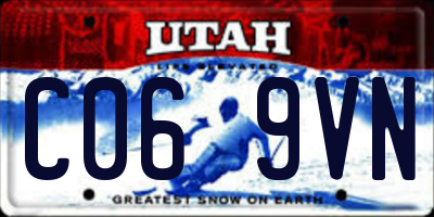 UT license plate C069VN
