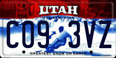 UT license plate C093VZ
