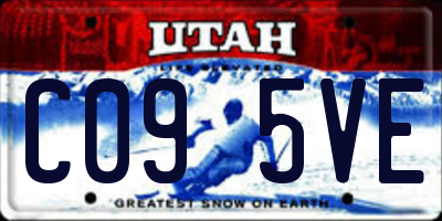 UT license plate C095VE