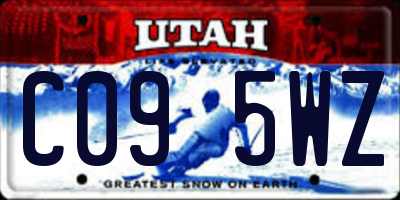 UT license plate C095WZ