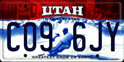 UT license plate C096JY
