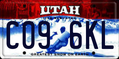 UT license plate C096KL