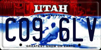 UT license plate C096LV