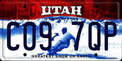 UT license plate C097QP