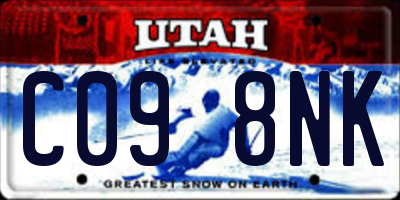 UT license plate C098NK