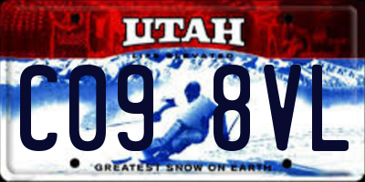 UT license plate C098VL