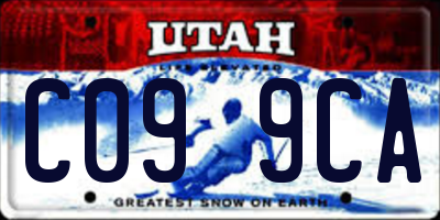UT license plate C099CA