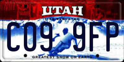 UT license plate C099FP