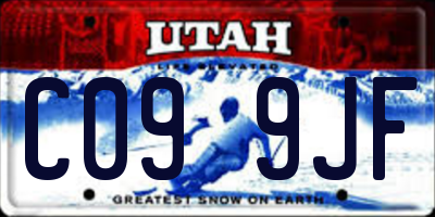 UT license plate C099JF