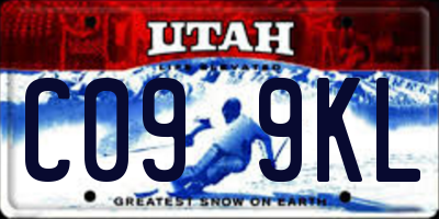 UT license plate C099KL
