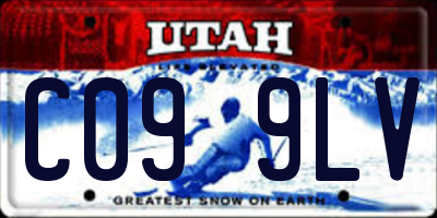 UT license plate C099LV