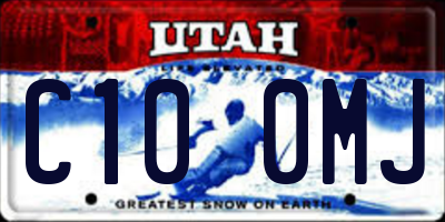 UT license plate C100MJ
