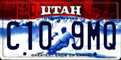 UT license plate C109MQ