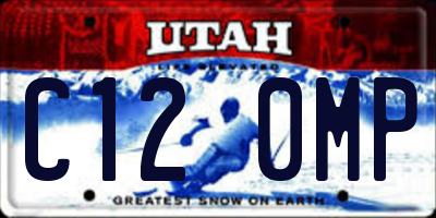 UT license plate C120MP