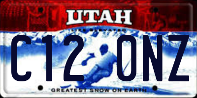 UT license plate C120NZ
