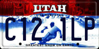 UT license plate C121LP