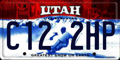 UT license plate C122HP