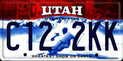 UT license plate C122KK