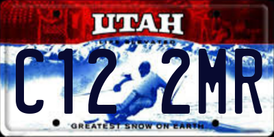 UT license plate C122MR
