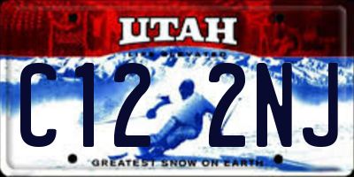 UT license plate C122NJ