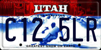 UT license plate C125LR