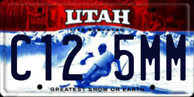 UT license plate C125MM