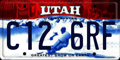 UT license plate C126RF