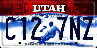 UT license plate C127NZ