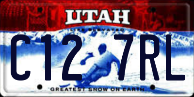 UT license plate C127RL