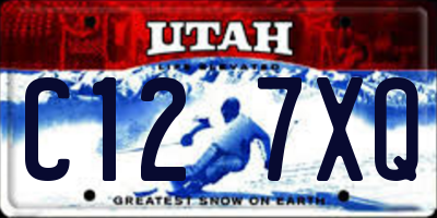 UT license plate C127XQ