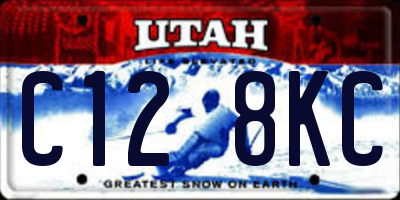 UT license plate C128KC
