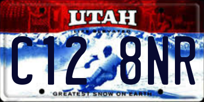 UT license plate C128NR