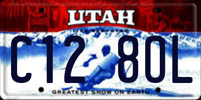 UT license plate C128OL
