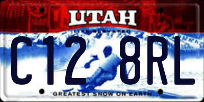 UT license plate C128RL