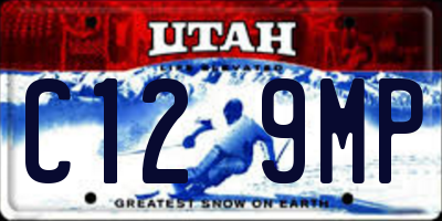 UT license plate C129MP