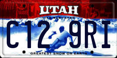 UT license plate C129RI