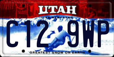 UT license plate C129WP